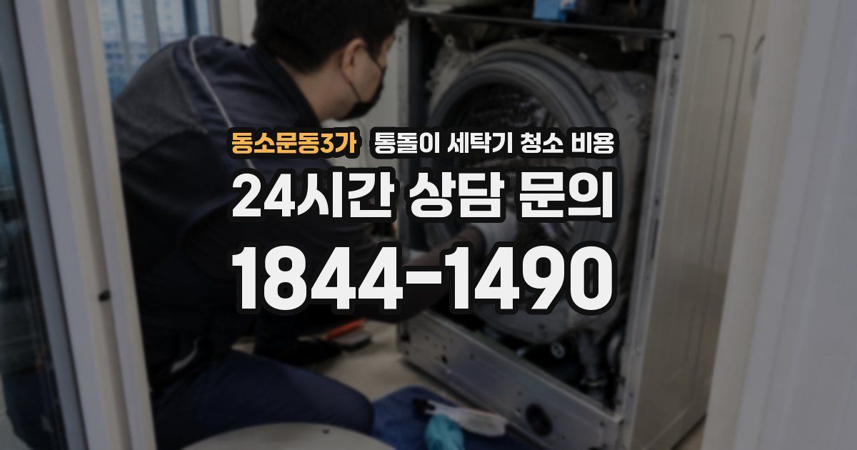 동소문동3가 통돌이 세탁기 청소 비용