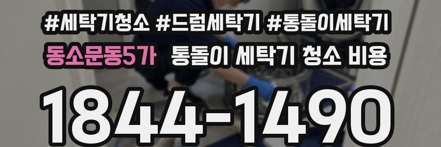 동소문동5가 통돌이 세탁기 청소 비용