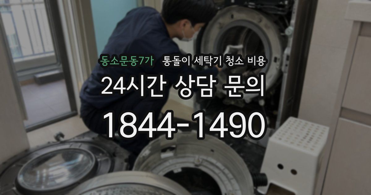동소문동7가 통돌이 세탁기 청소 비용