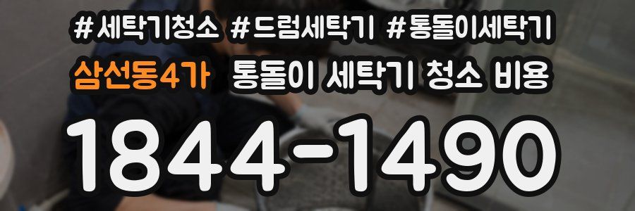 삼선동4가 통돌이 세탁기 청소 비용