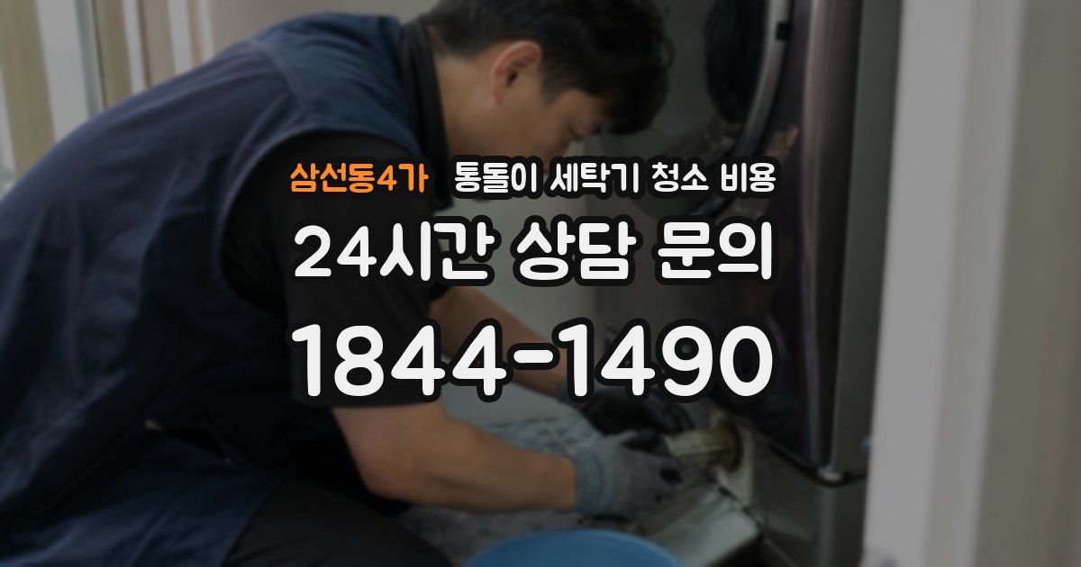 삼선동4가 통돌이 세탁기 청소 비용