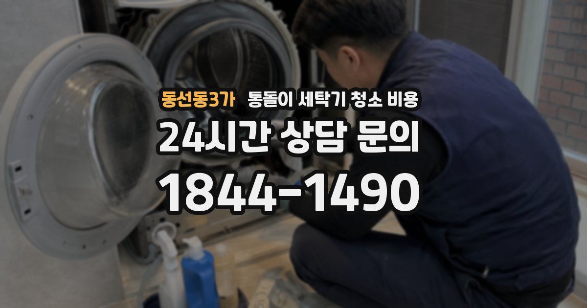 동선동3가 통돌이 세탁기 청소 비용