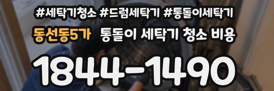 동선동5가 통돌이 세탁기 청소 비용