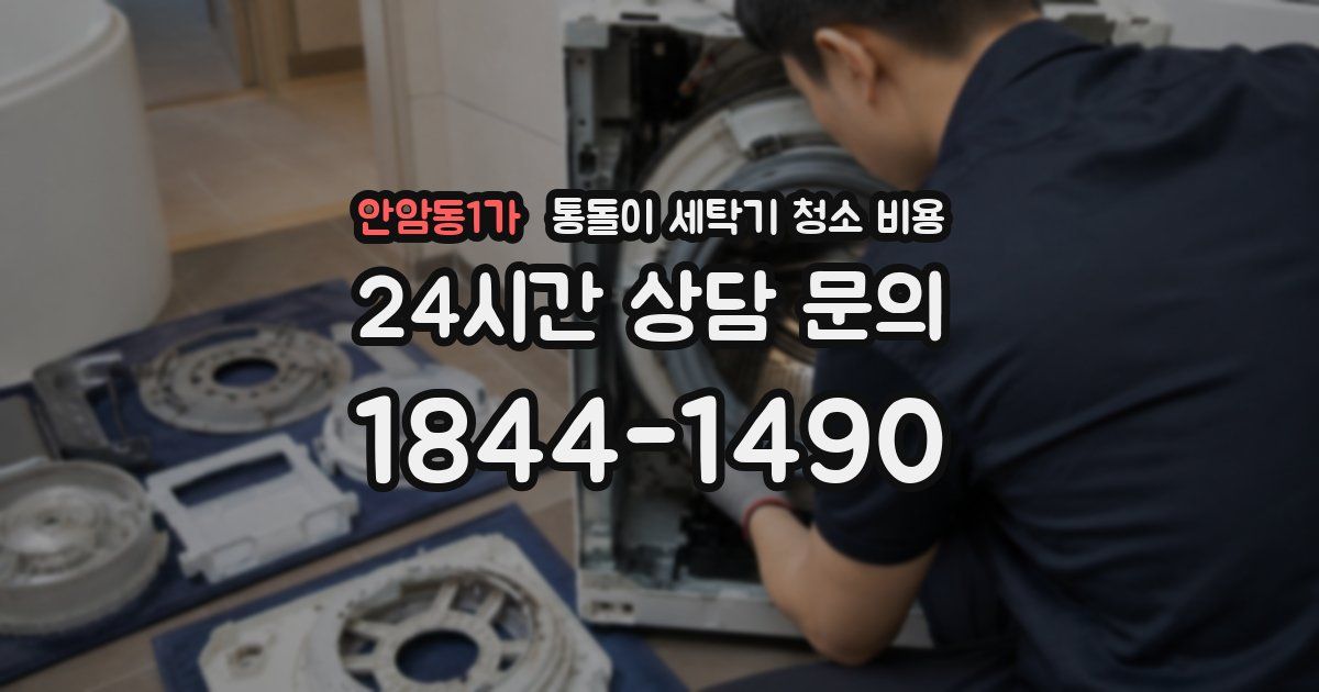 안암동1가 통돌이 세탁기 청소 비용