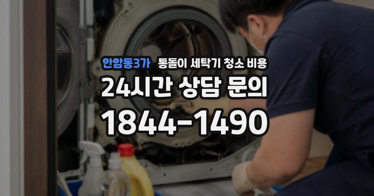 안암동3가 통돌이 세탁기 청소 비용