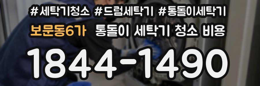보문동6가 통돌이 세탁기 청소 비용