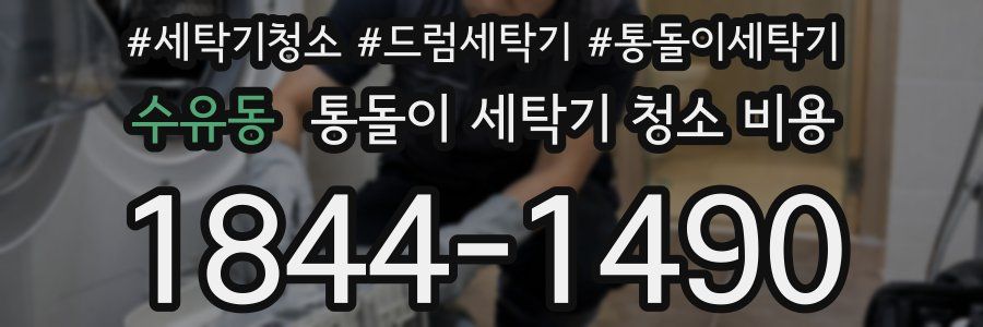 수유동 통돌이 세탁기 청소 비용