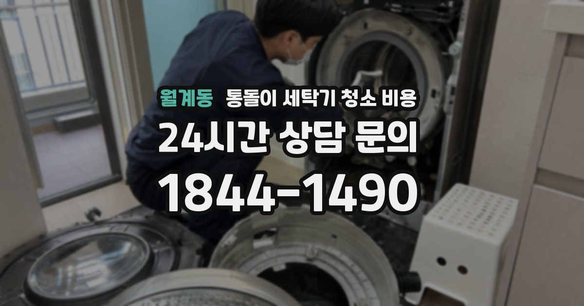 월계동 통돌이 세탁기 청소 비용