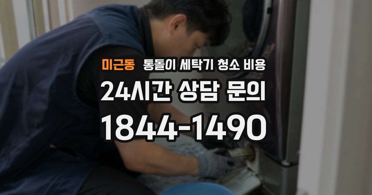 미근동 통돌이 세탁기 청소 비용
