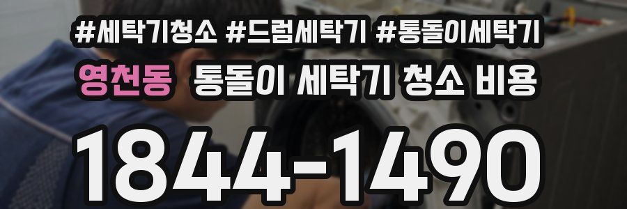 영천동 통돌이 세탁기 청소 비용