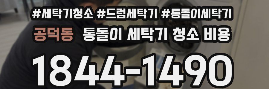 공덕동 통돌이 세탁기 청소 비용