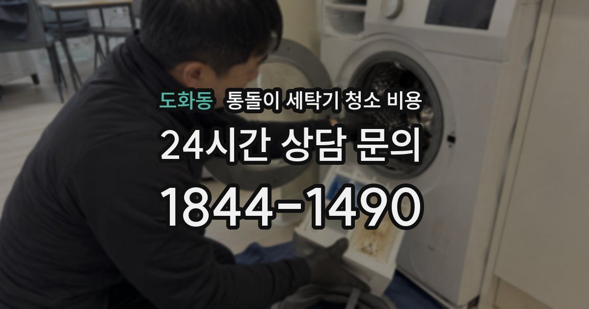 도화동 통돌이 세탁기 청소 비용