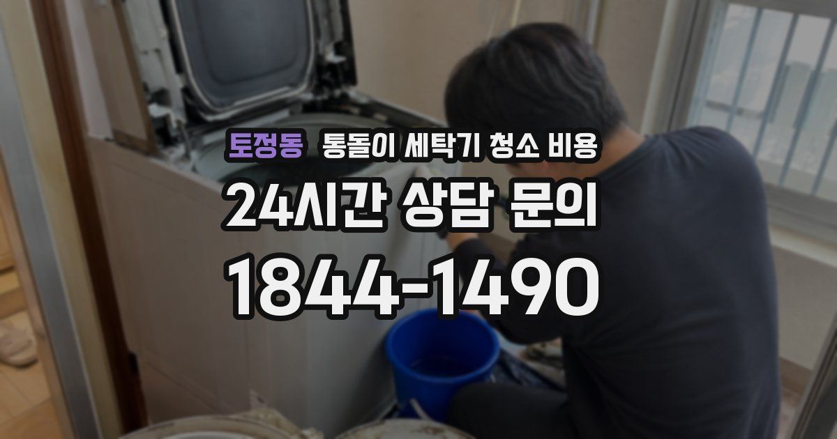 토정동 통돌이 세탁기 청소 비용