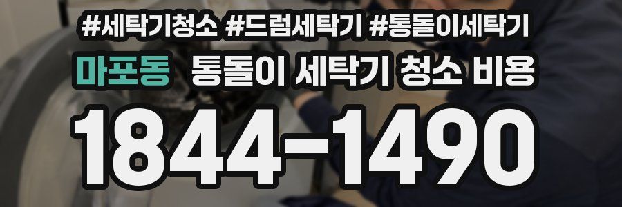 마포동 통돌이 세탁기 청소 비용