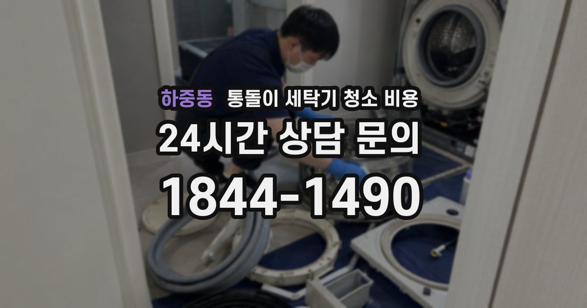 하중동 통돌이 세탁기 청소 비용