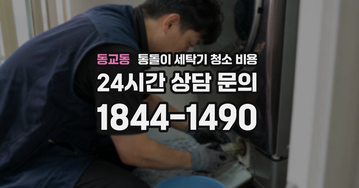 동교동 통돌이 세탁기 청소 비용