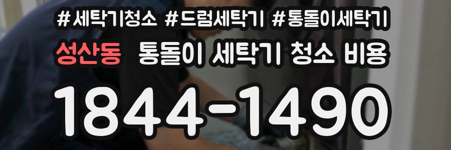 성산동 통돌이 세탁기 청소 비용