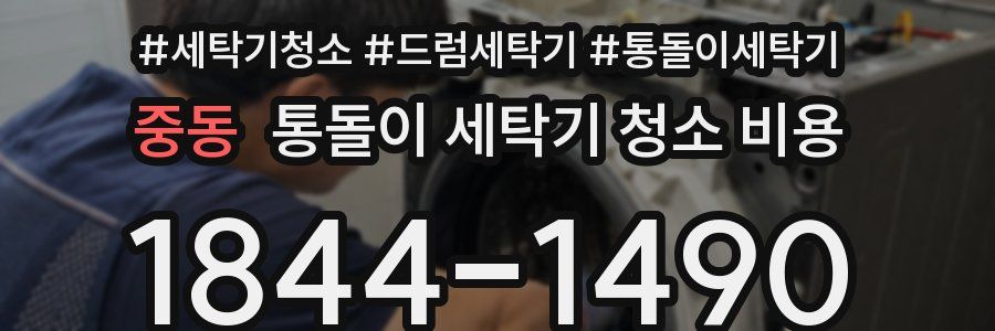 중동 통돌이 세탁기 청소 비용