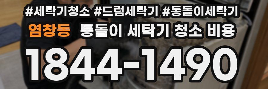 염창동 통돌이 세탁기 청소 비용
