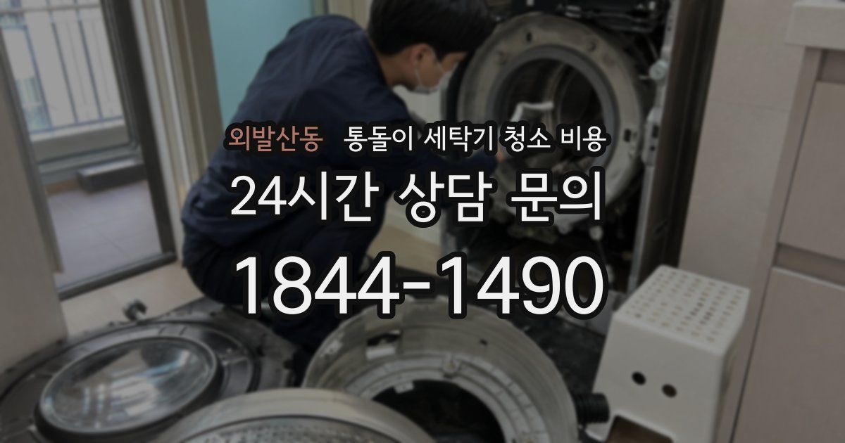 외발산동 통돌이 세탁기 청소 비용