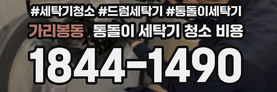 가리봉동 통돌이 세탁기 청소 비용