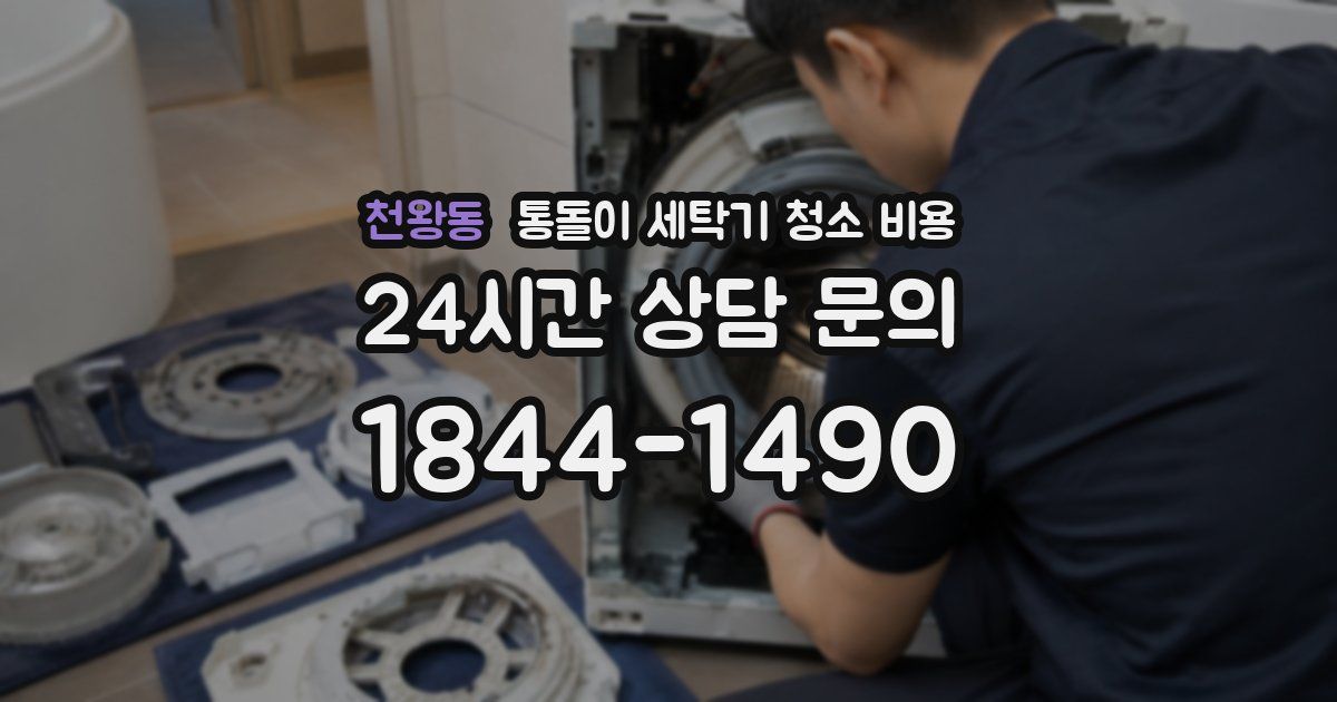 천왕동 통돌이 세탁기 청소 비용
