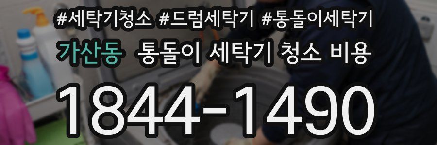 가산동 통돌이 세탁기 청소 비용