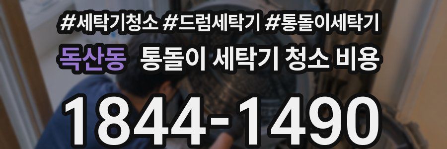 독산동 통돌이 세탁기 청소 비용