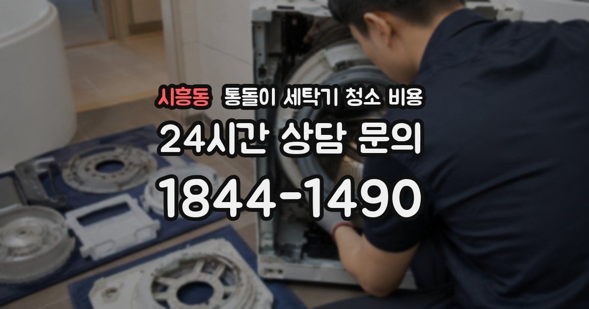 시흥동 통돌이 세탁기 청소 비용
