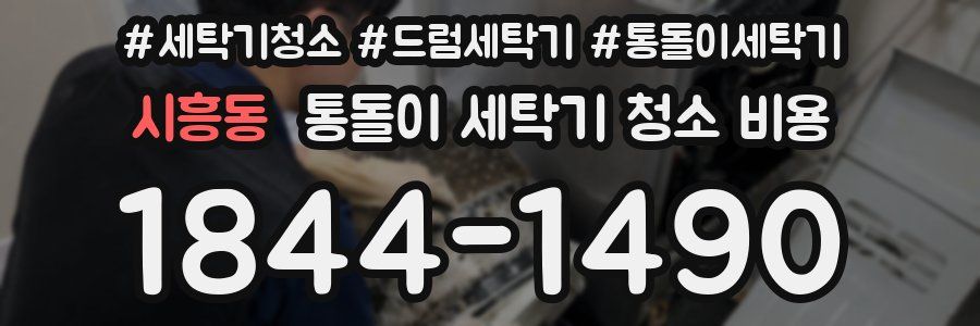 시흥동 통돌이 세탁기 청소 비용