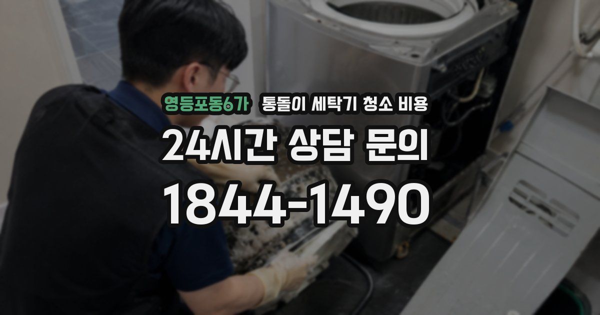 영등포동6가 통돌이 세탁기 청소 비용