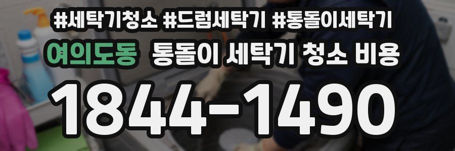 여의도동 통돌이 세탁기 청소 비용