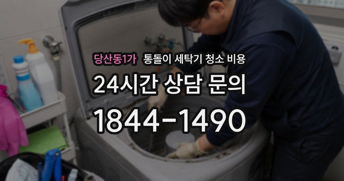 당산동1가 통돌이 세탁기 청소 비용