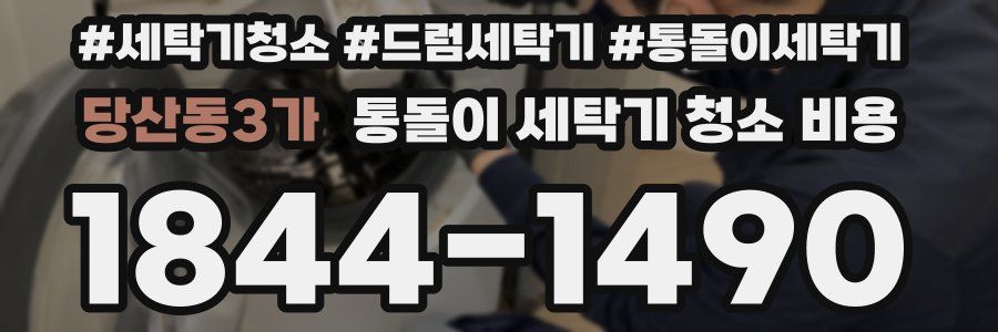당산동3가 통돌이 세탁기 청소 비용