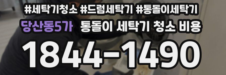 당산동5가 통돌이 세탁기 청소 비용