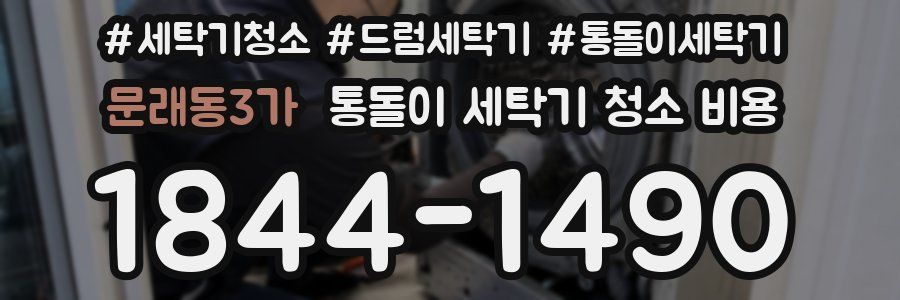 문래동3가 통돌이 세탁기 청소 비용