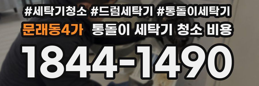문래동4가 통돌이 세탁기 청소 비용