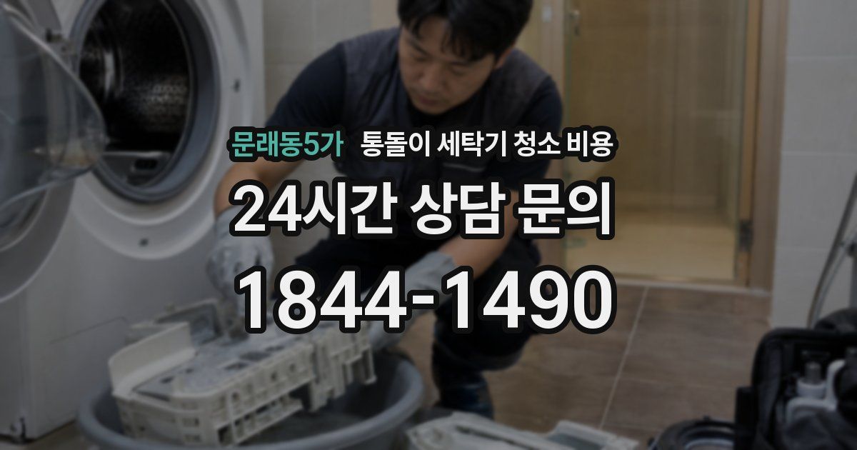 문래동5가 통돌이 세탁기 청소 비용