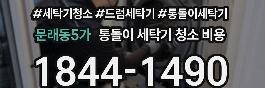 문래동5가 통돌이 세탁기 청소 비용