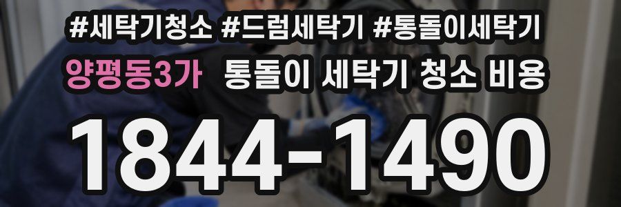 양평동3가 통돌이 세탁기 청소 비용