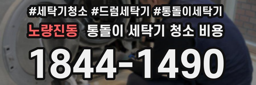 노량진동 통돌이 세탁기 청소 비용