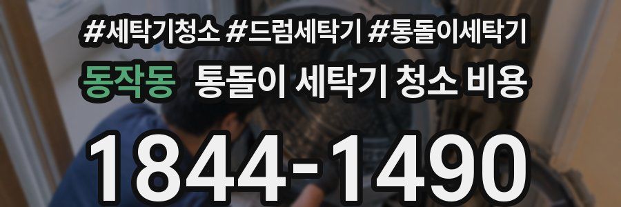 동작동 통돌이 세탁기 청소 비용