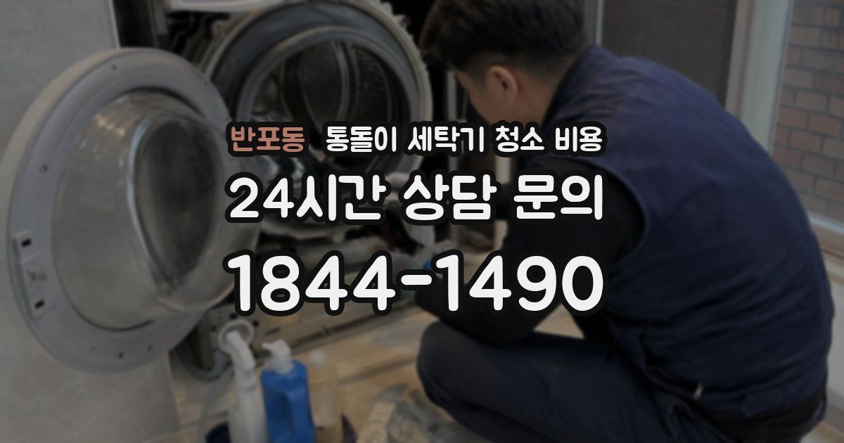 반포동 통돌이 세탁기 청소 비용
