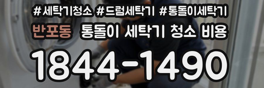 반포동 통돌이 세탁기 청소 비용