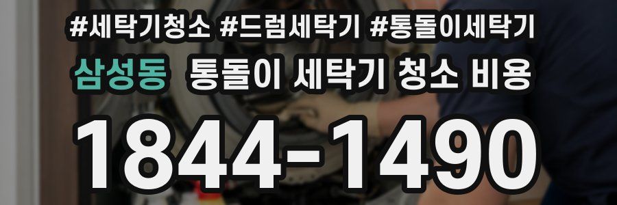 삼성동 통돌이 세탁기 청소 비용