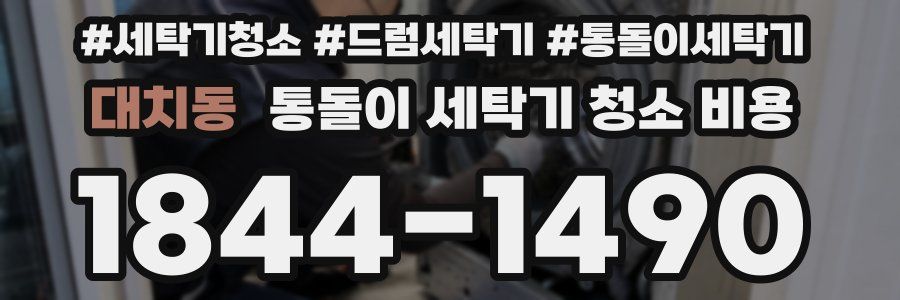 대치동 통돌이 세탁기 청소 비용
