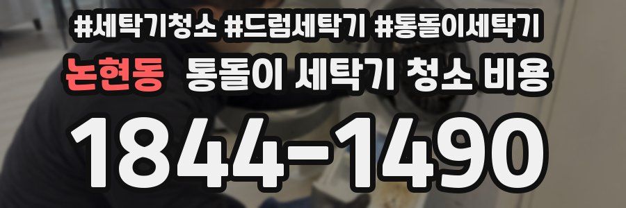 논현동 통돌이 세탁기 청소 비용