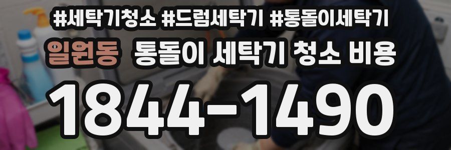 일원동 통돌이 세탁기 청소 비용