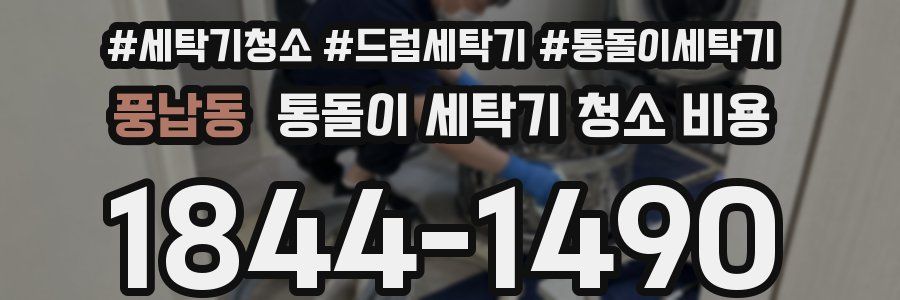 풍납동 통돌이 세탁기 청소 비용