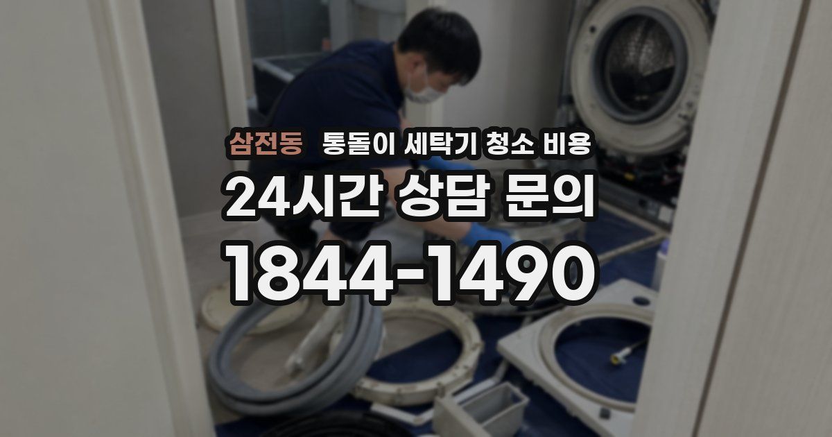 삼전동 통돌이 세탁기 청소 비용